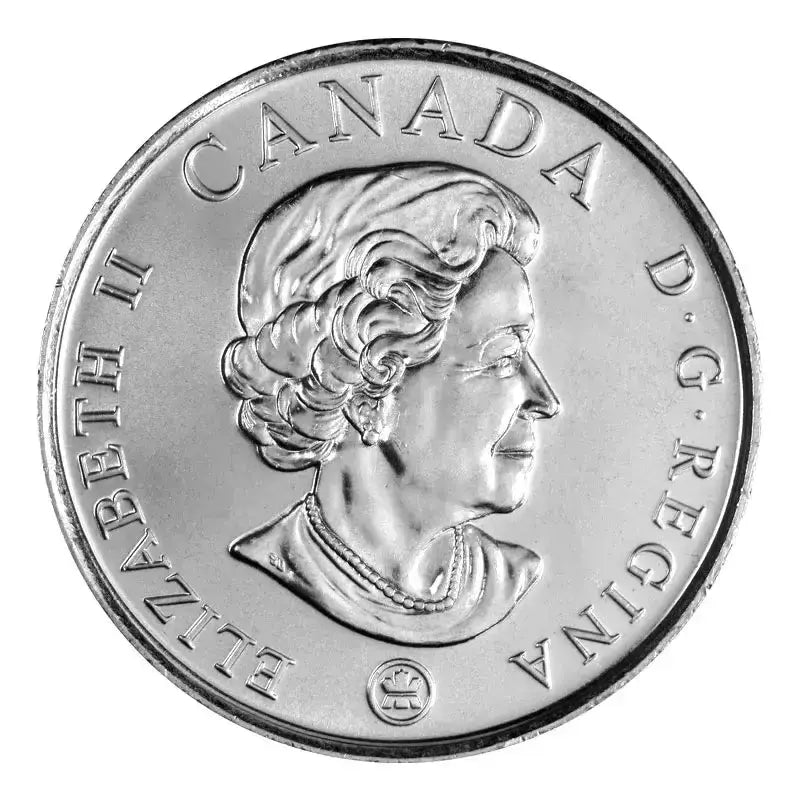 2008 Canadian 25 Cent Poppy Armistice 90th Anniv Coloured Quarter Coin - UNC ex Mint Roll - Mastercoins