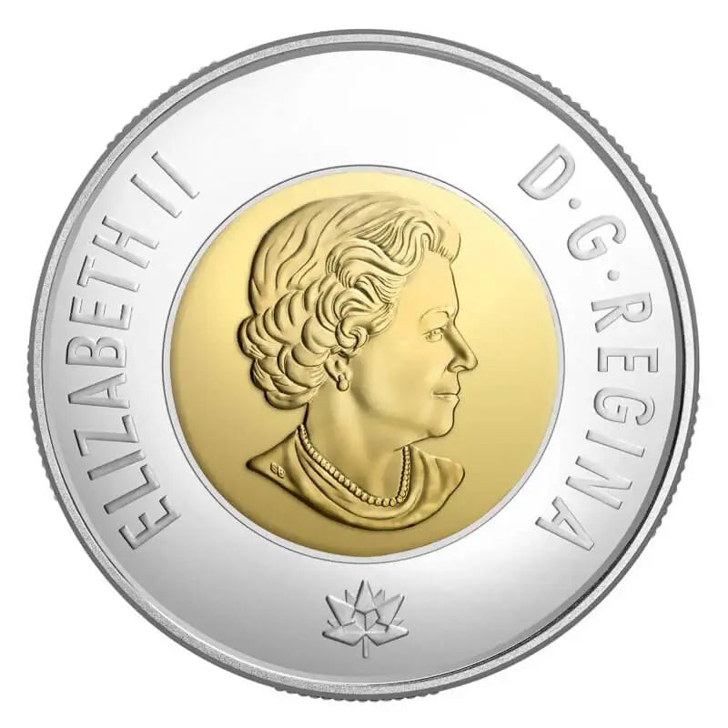 2017 Canadian $2 Dance Of The Spirits Toonie Coin Non - Coloured - UNC ex Mint Roll - Mastercoins