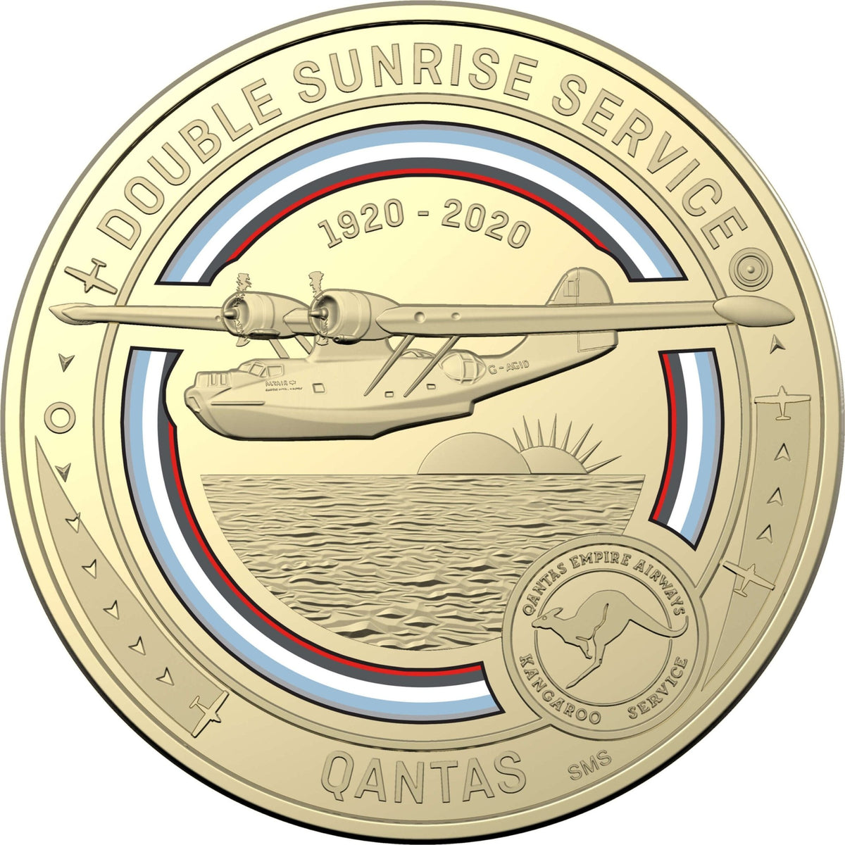 2020 $1 Qantas Centenary - Indian Ocean Epic Catalina Flying Boat Coin - Mastercoins