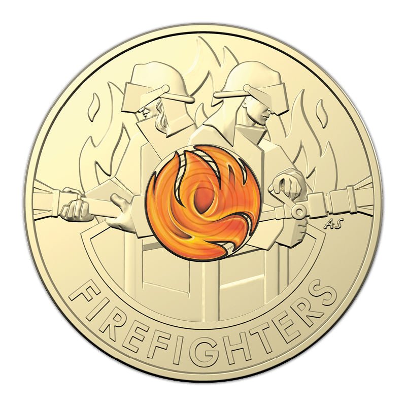 2020 $2 Firefighters Coloured Coin - Original RAM Roll (25 Coins) - Mastercoins