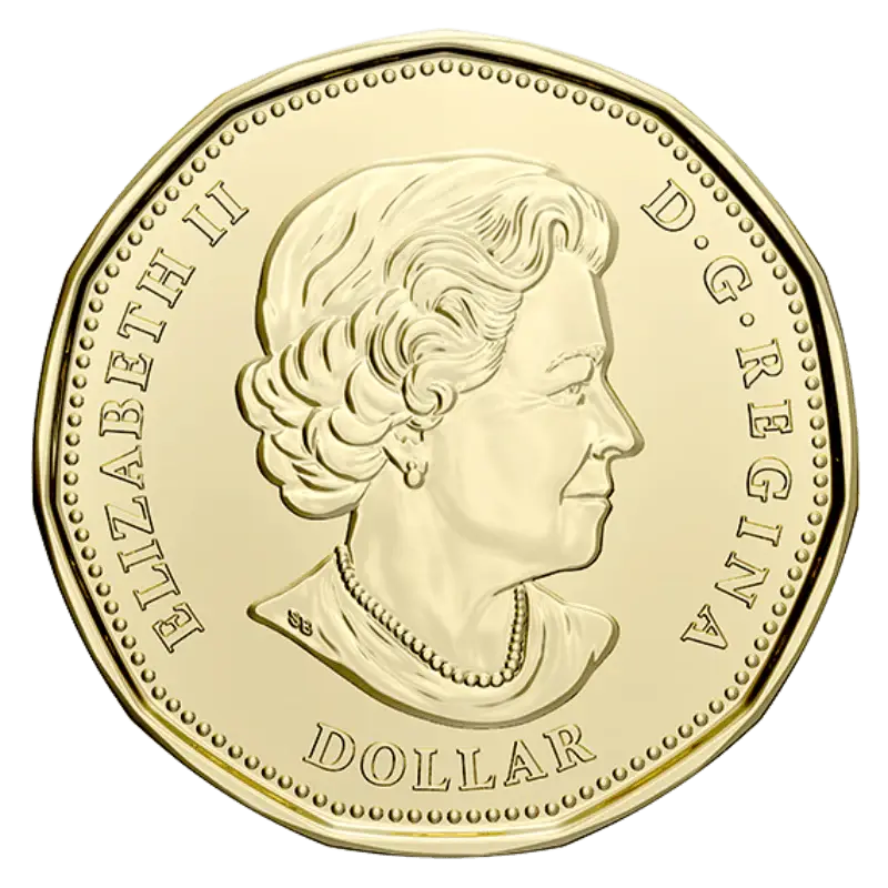 2020 Canadian $1 Signing Of The United Nations Charter 75th Anniv Coloured Loonie Dollar Coin - UNC ex Mint Roll - Mastercoins