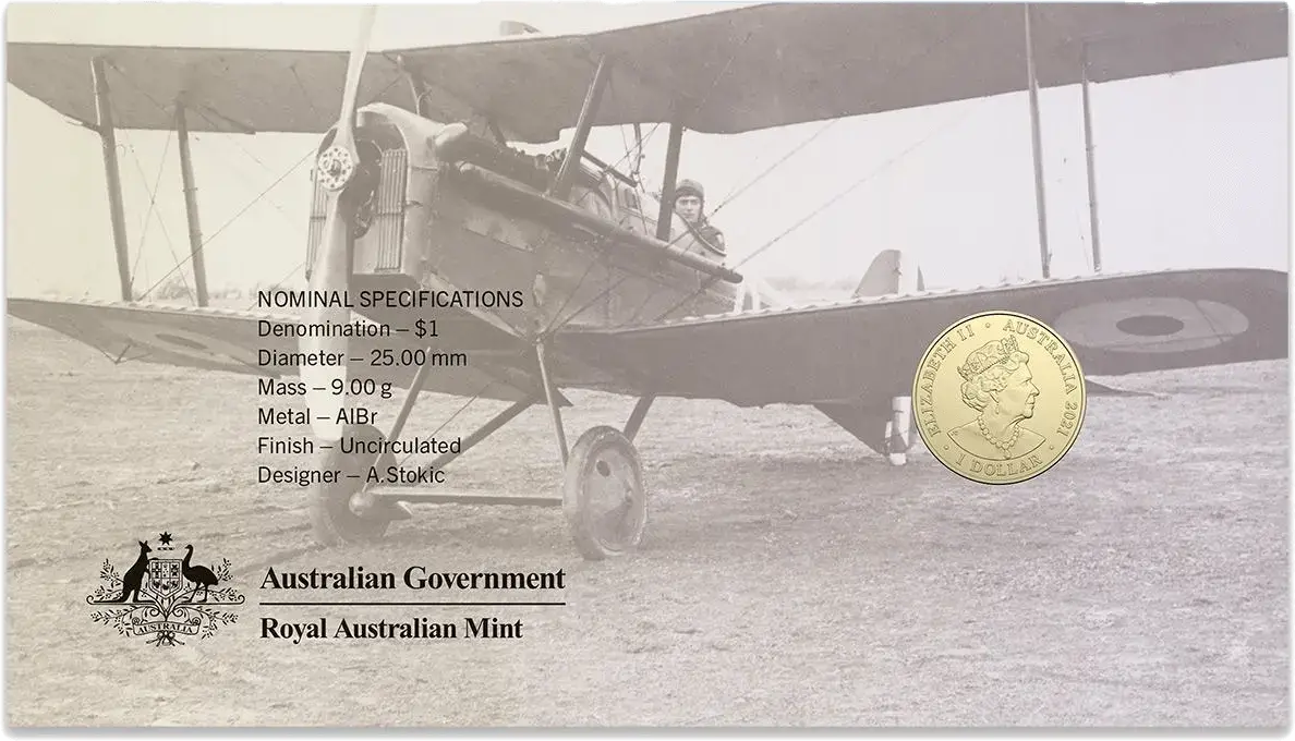 2021 $1 RAAF Centenary PNC - Mastercoins