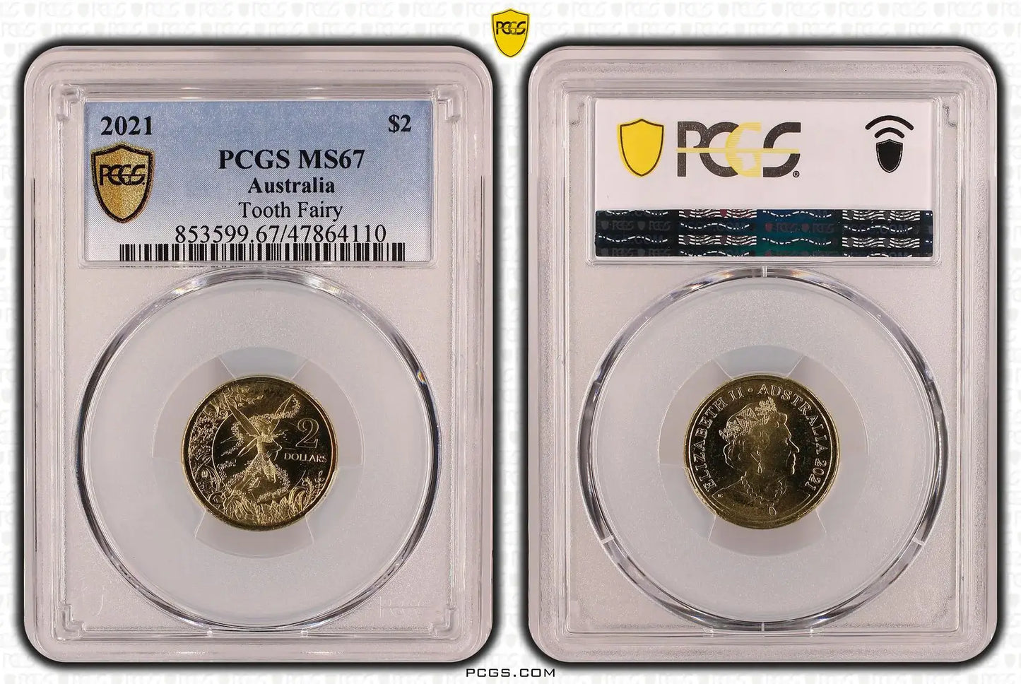 2021 Tooth Fairy $2 Dollar PCGS MS67 - Mastercoins