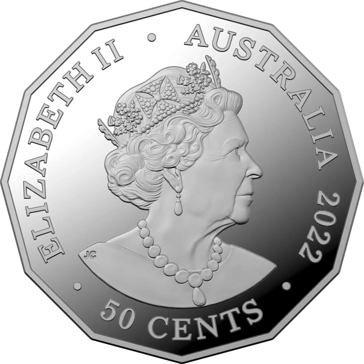 2022 50c Silver Proof Platinum Jubilee of HM Queen Elizabeth II - Mastercoins