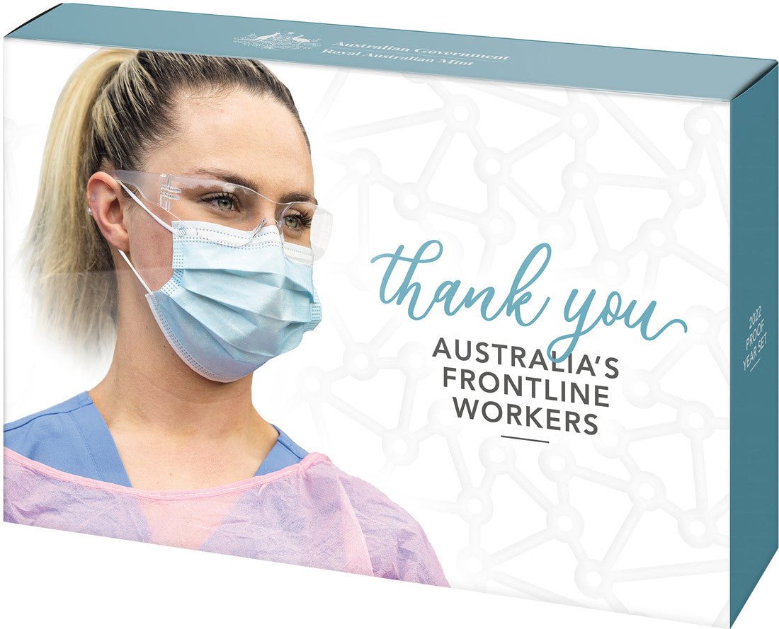 2022 Six Coin Proof Year Set - Thank You Australia's Frontline Workers - Mastercoins