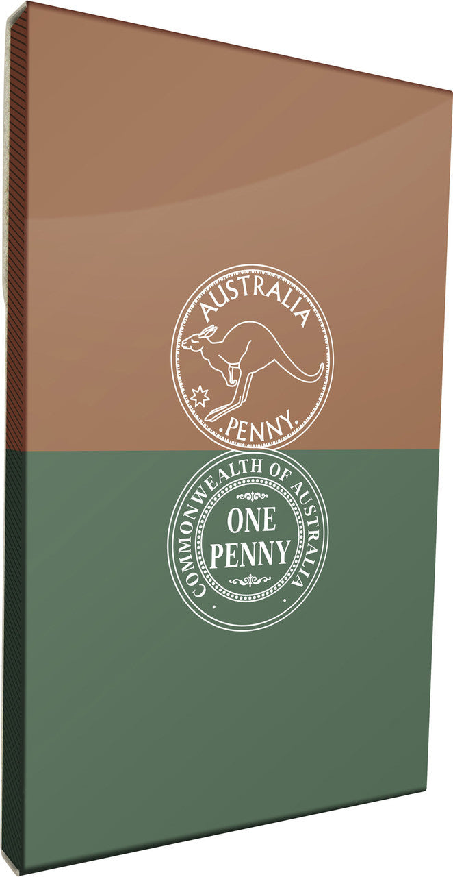 2021 Australian Penny $1 copper two coin set