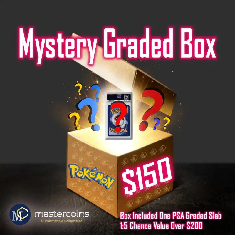 Pokemon $150 Surprise Graded Box - Mastercoins