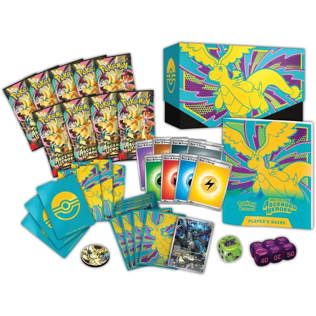 Pokémon TCG: Mega Evolution— Ascended Heroes Elite Trainer Box - Mastercoins