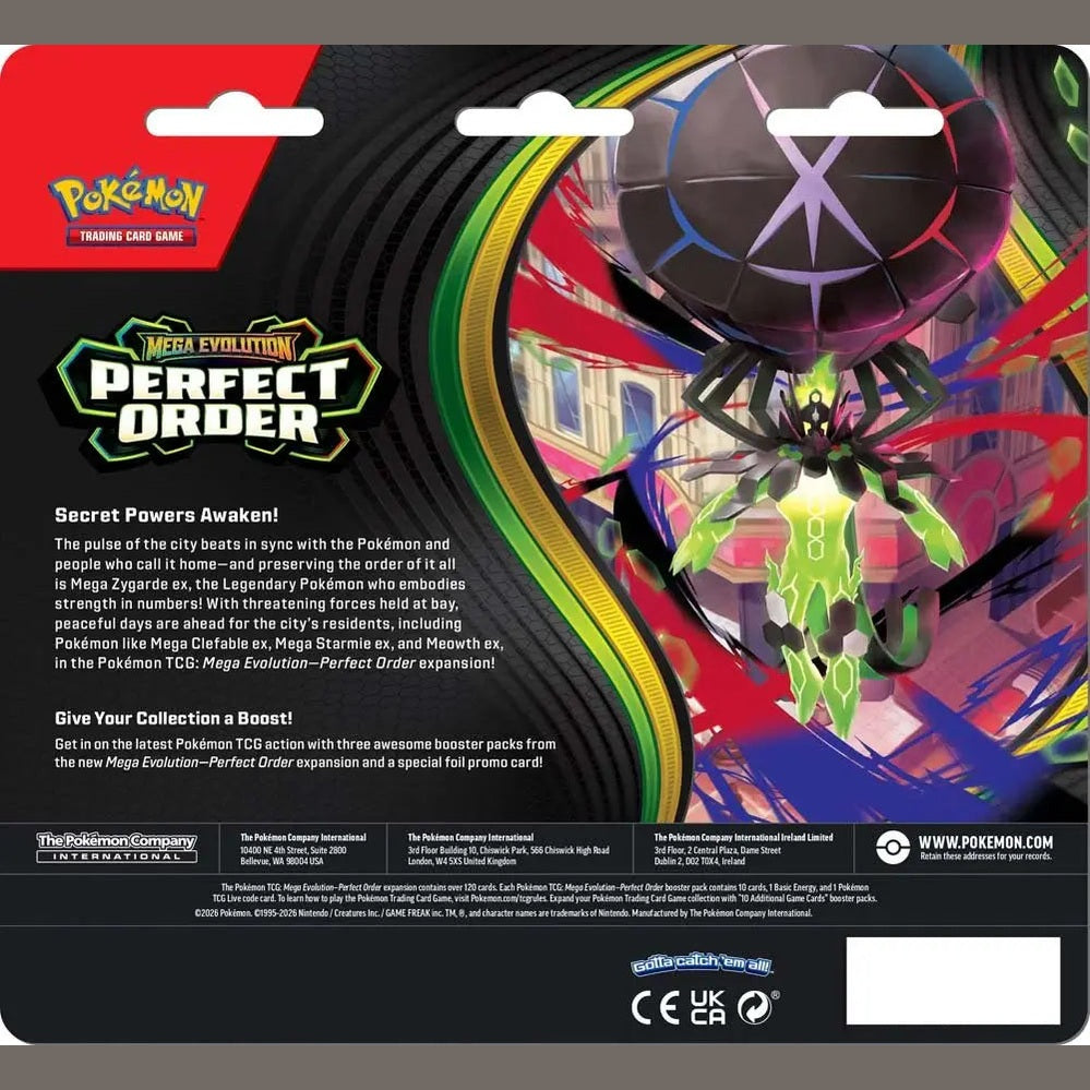 Pokémon TCG: Mega Evolution—Perfect Order 3 - Booster Blister - Mastercoins