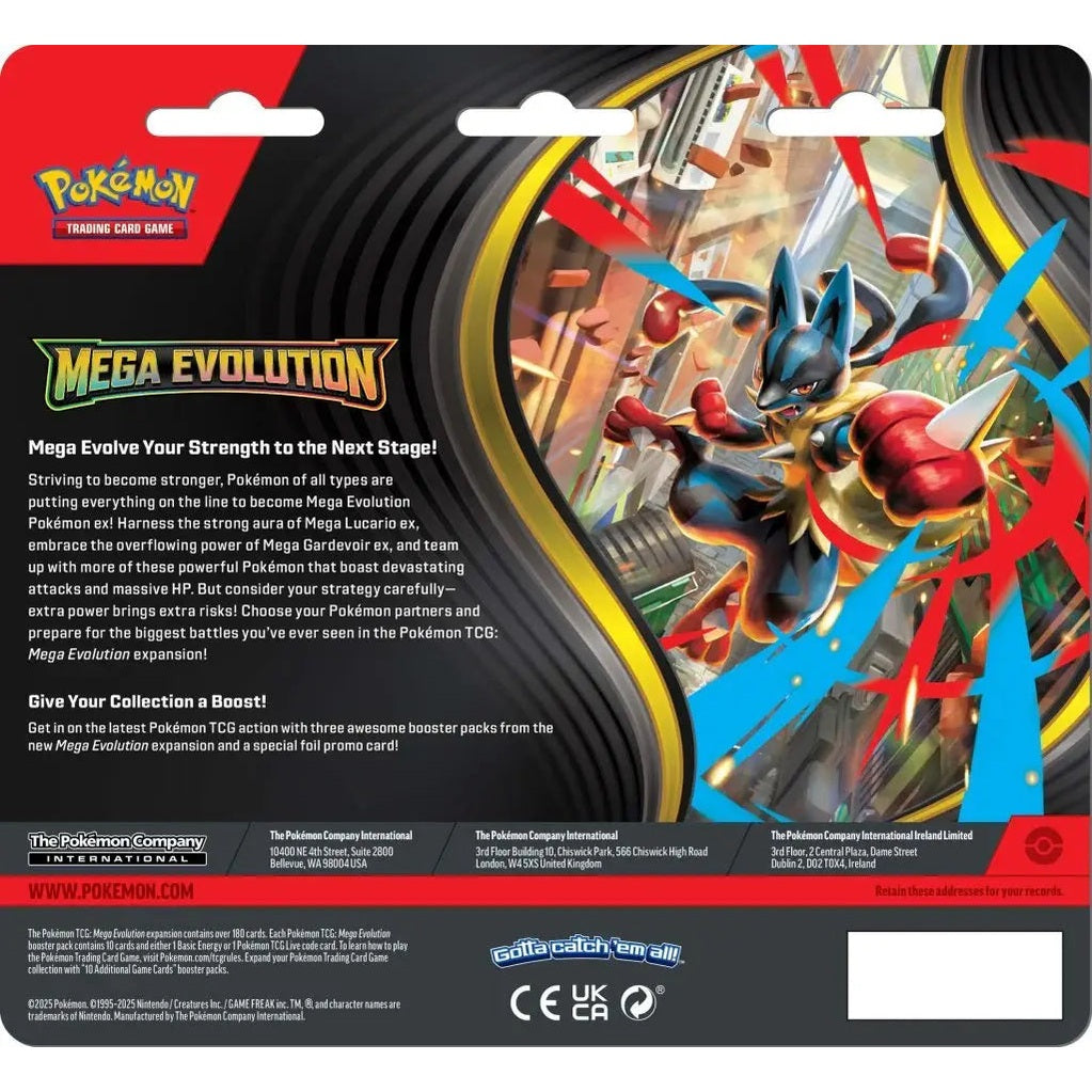 Pokémon TCG: Mega Evolution Three Booster Blister - Mastercoins