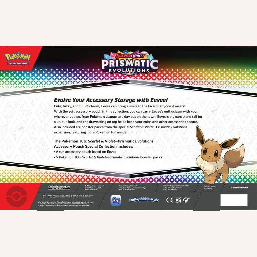 POKÉMON TCG Scarlet & Violet 8.5 Prismatic Evolutions Accessory Pouch - Mastercoins
