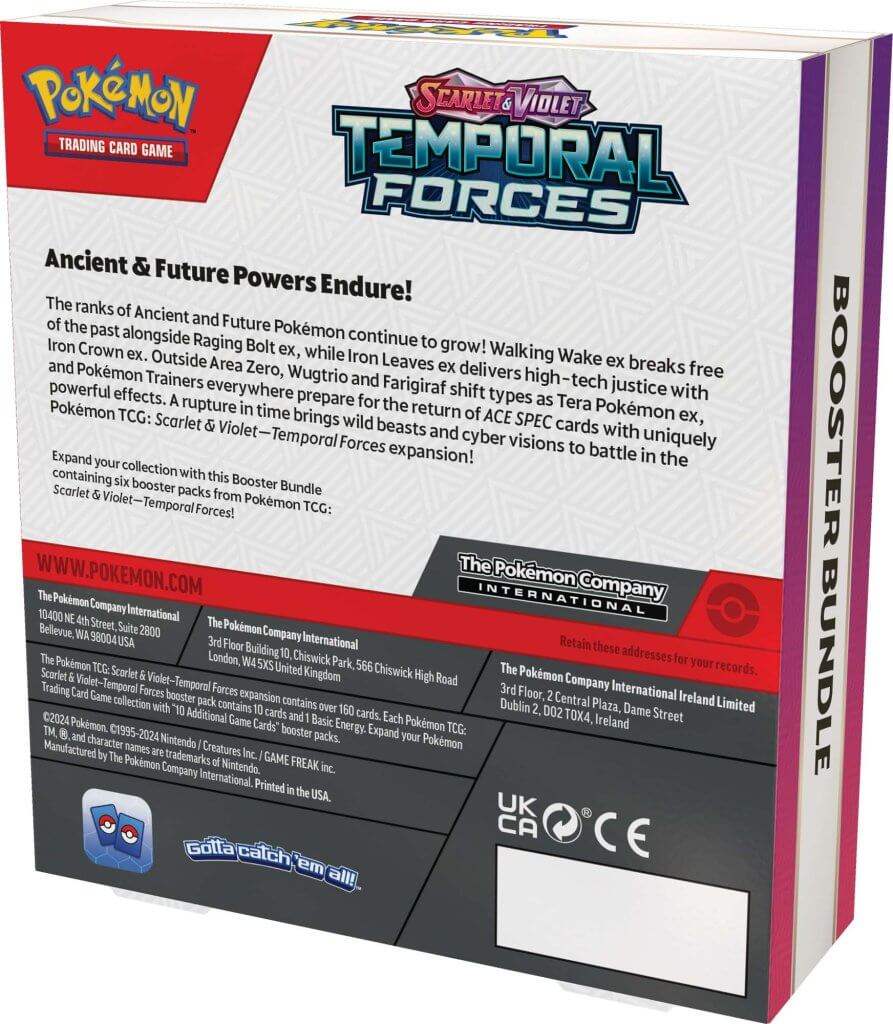 POKÉMON TCG Scarlet & Violet Temporal Forces Booster Bundle - Mastercoins
