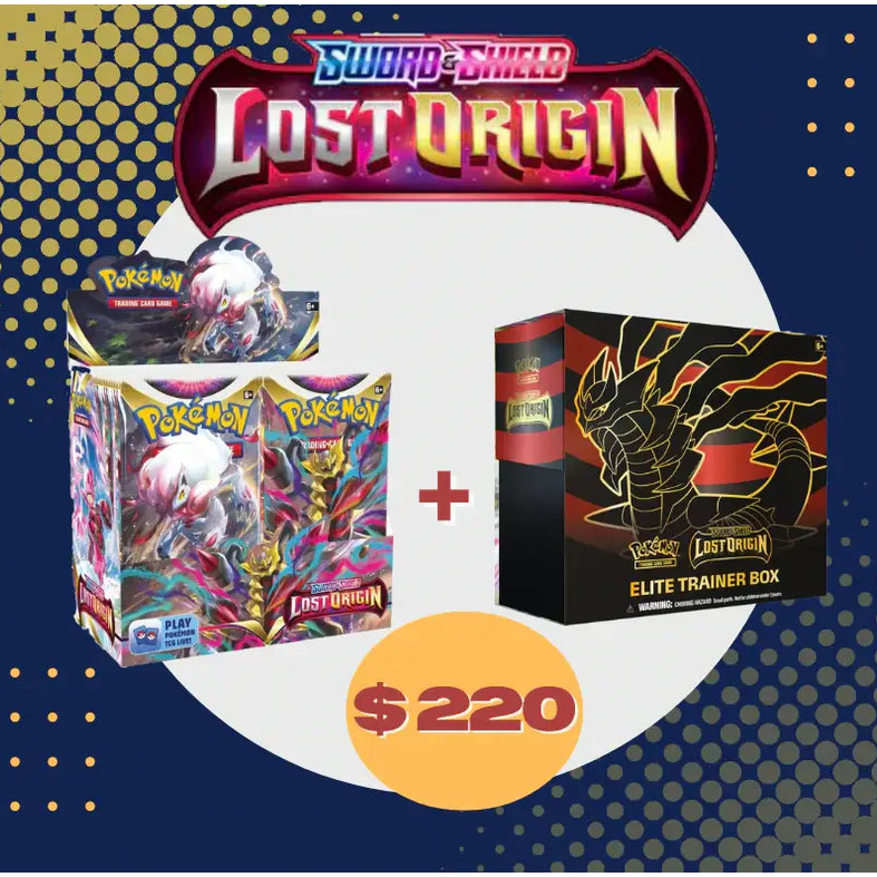 lost origin booster box png Pokémon TCG: Sword & Shield - ETB & Bundle Quantity:12 + 12 Sticker Pokemon_promo counter dice 1 competition Drampa Card Prices &