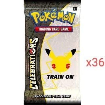 Pokemon TCG - x36 25th Celebration Booster Packs - Mastercoins