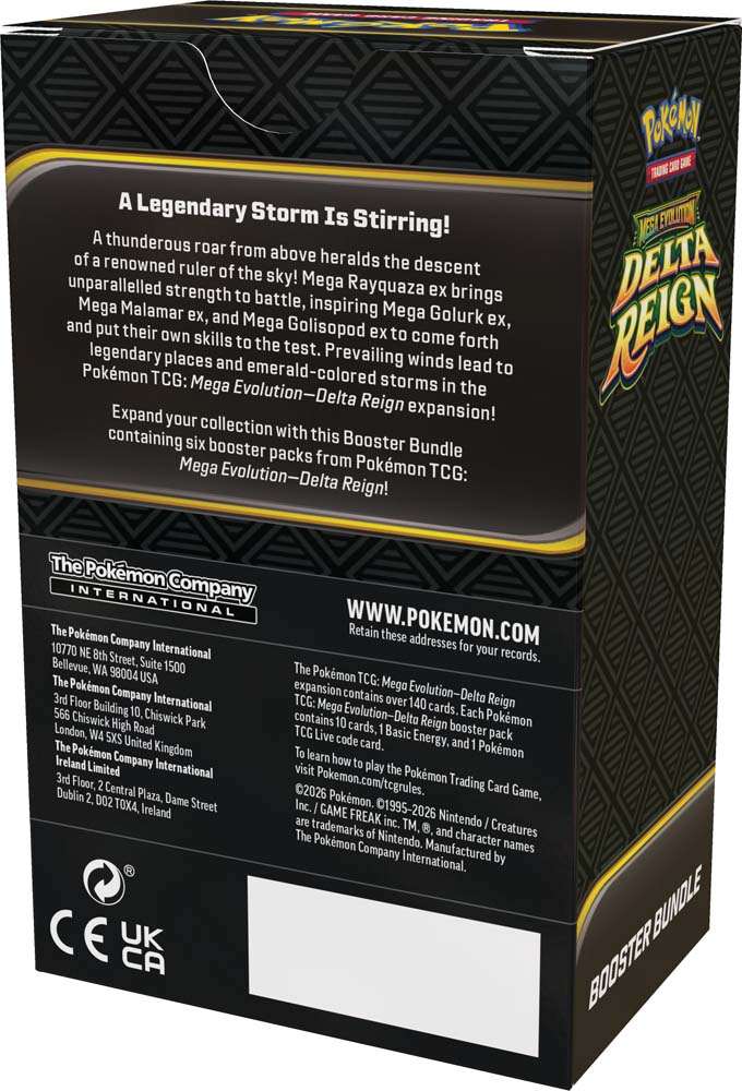 Pokémon TCG Delta Reign Booster Bundle back