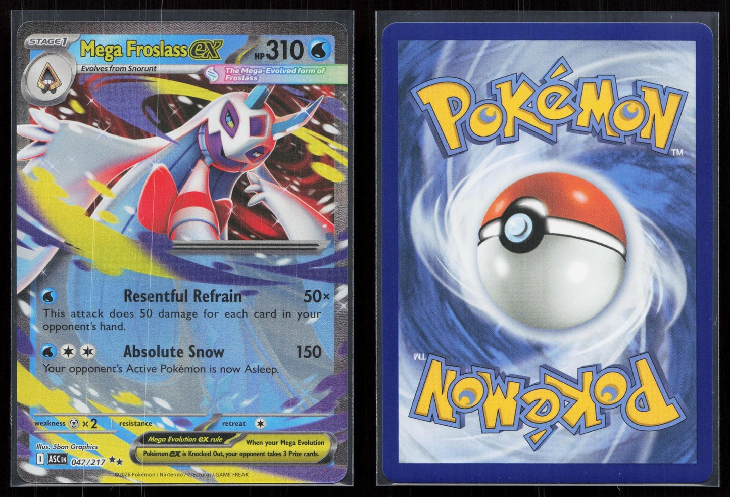 Mega Froslass ex 047/217 Ascended Heroes Mastercoins