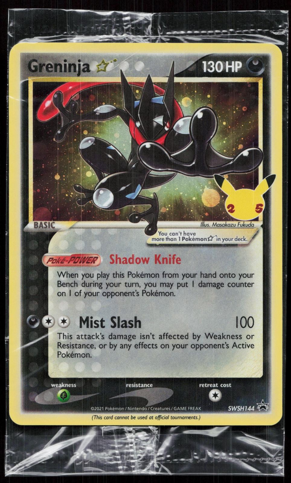 Greninja Star SWSH144 Sword & Shield Promo Sealed Mastercoins