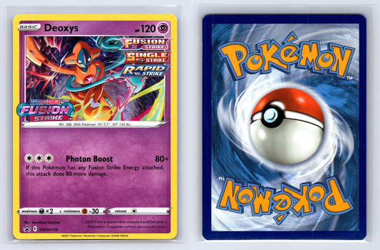 Deoxys SWSH170 SWSH Black Star Pokemon NM Mastercoins
