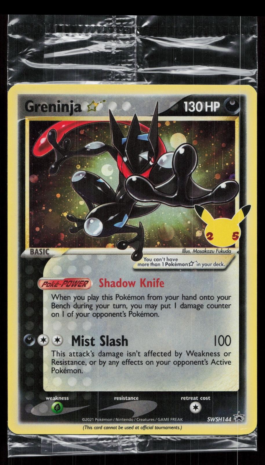 Greninja Star SWSH144 Sword & Shield Promo Sealed Mastercoins