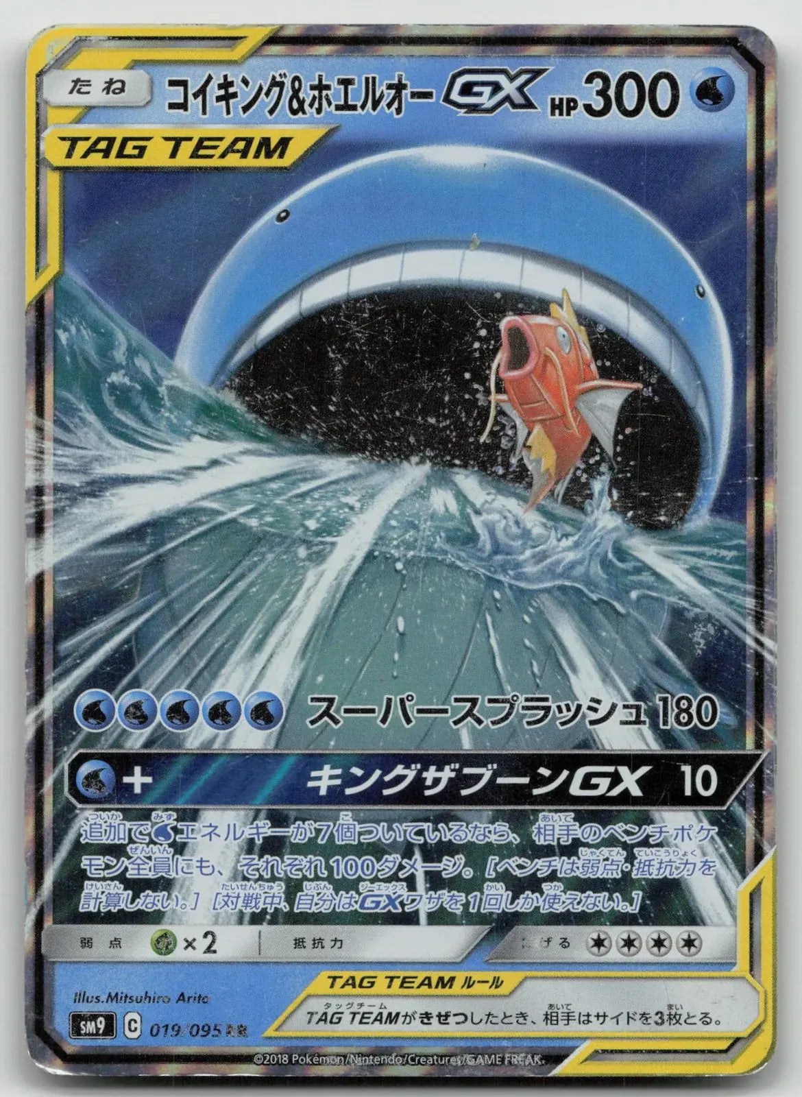 Magikarp & Wailord GX 019/095 Tag Bolt Pokemon Japanese LP