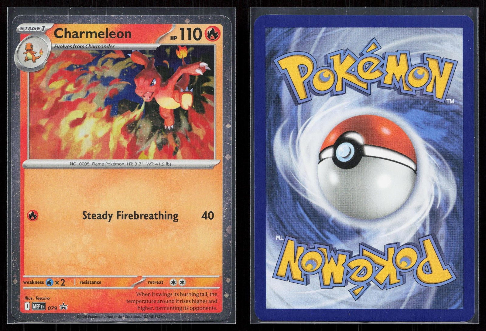 Charmeleon (Cosmos Holo) 079 ME: Mega Evolution Promo Mastercoins