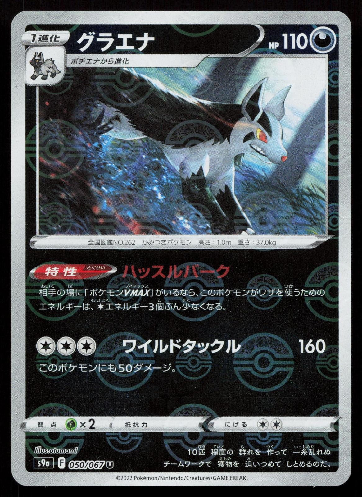 Mightyena 050/067 Battle Region Japanese Mastercoins