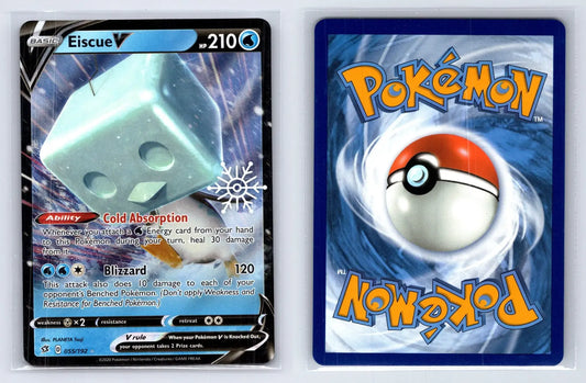 Eiscue V 055/192 PROMO Stamp Holiday Pokemon NM Mastercoins