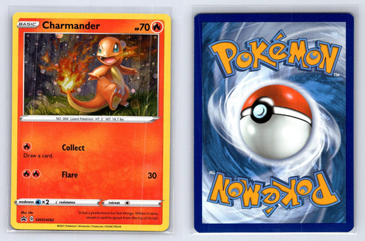 Charmander SWSH092 SWSH Black Star Pokemon NM Mastercoins