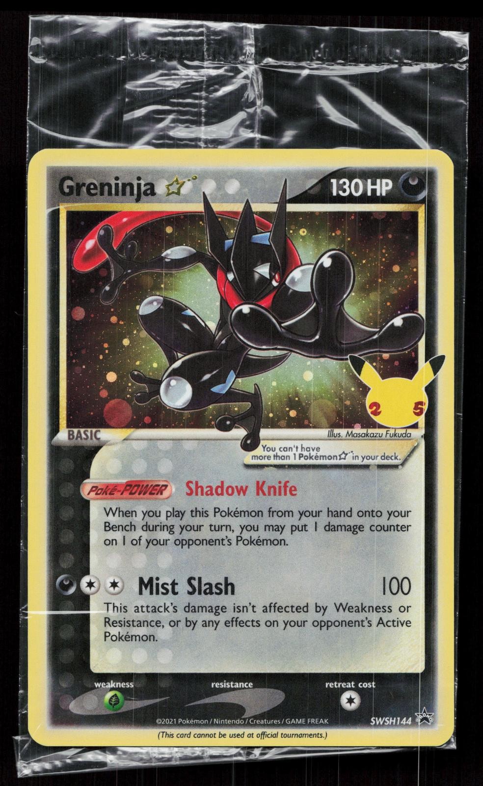 Greninja Star SWSH144 Sword & Shield Promo Sealed Mastercoins