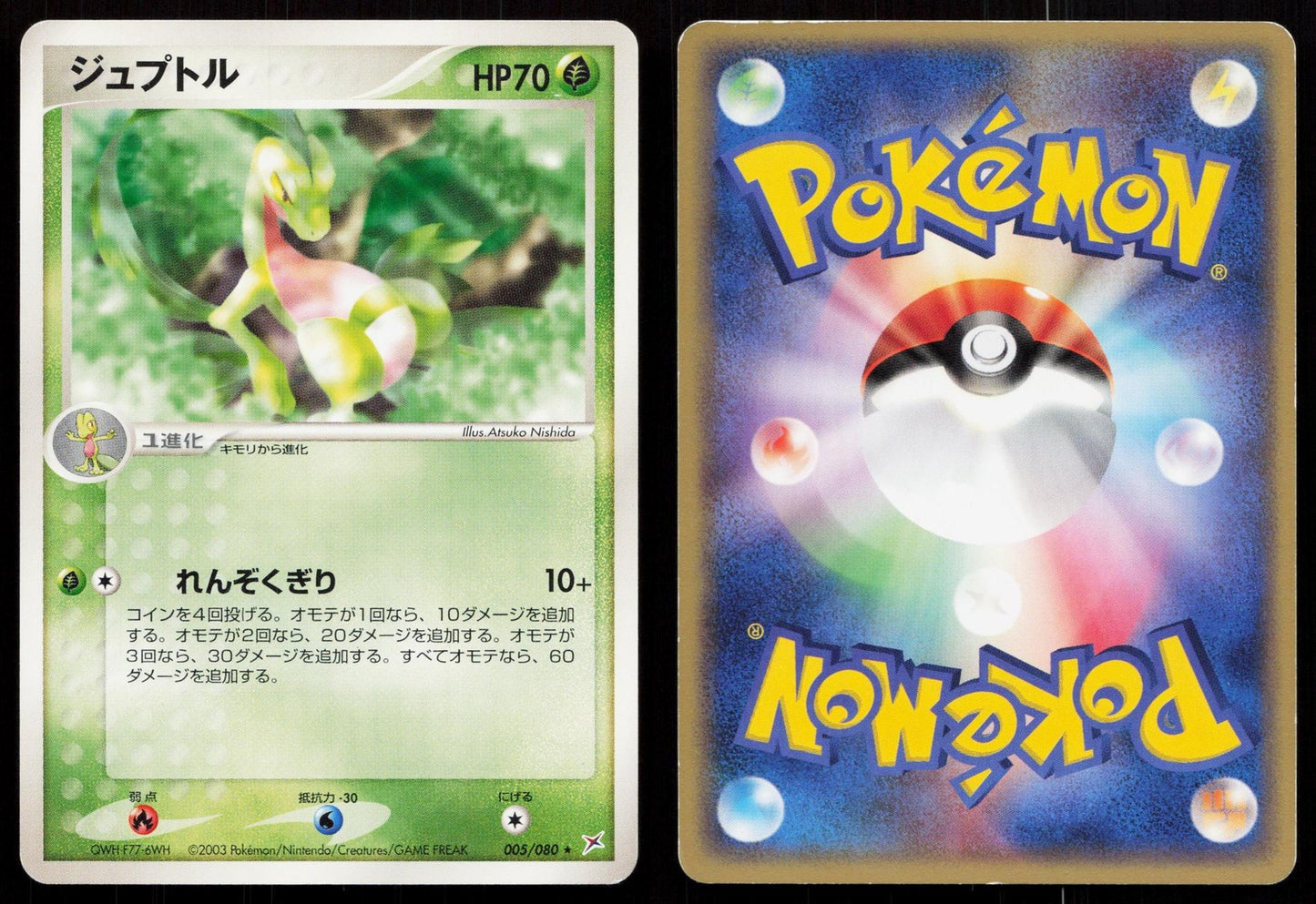 Grovyle 005/080 Magma vs Aqua Japanese Mastercoins