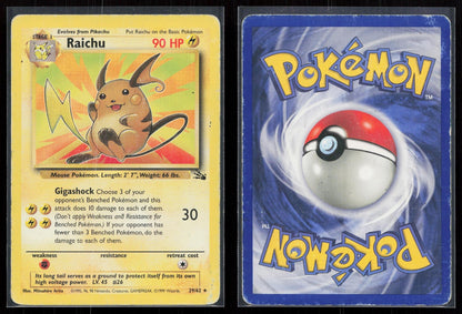 Raichu 29/62 Fossil Non Holo Mastercoins
