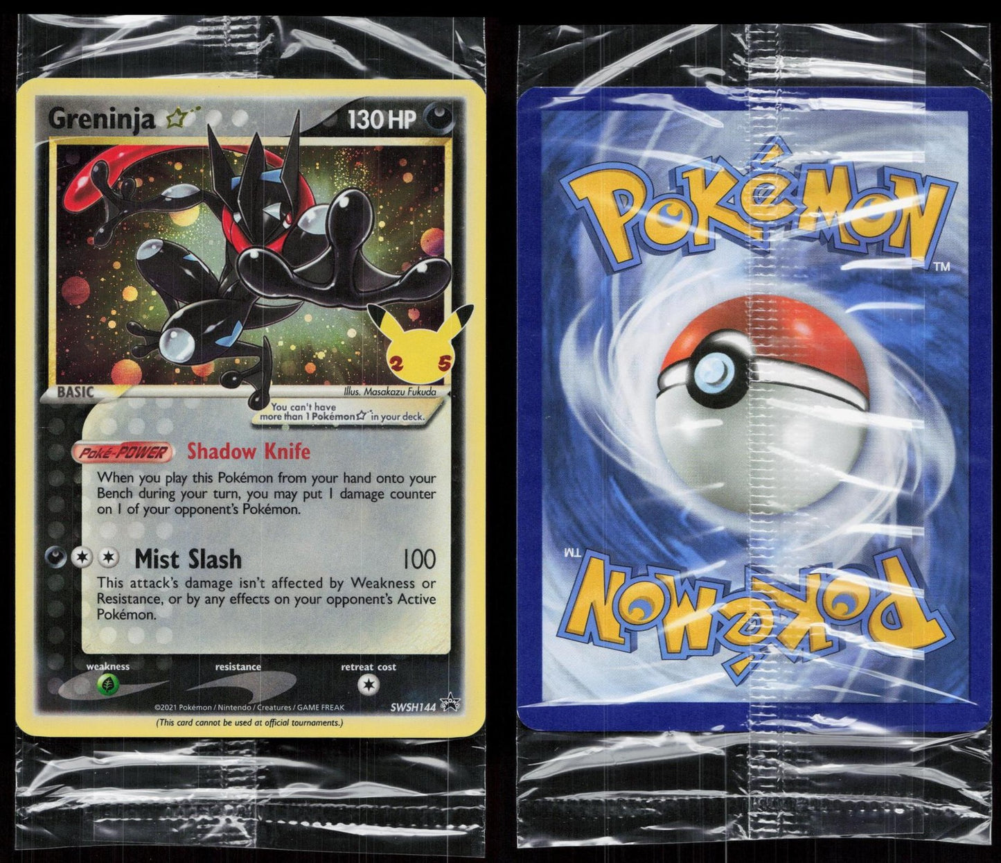 Greninja Star SWSH144 Sword & Shield Promo Sealed Mastercoins