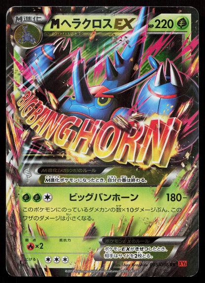 M Heracross EX 005/096 Rising Fist Japanese Mastercoins