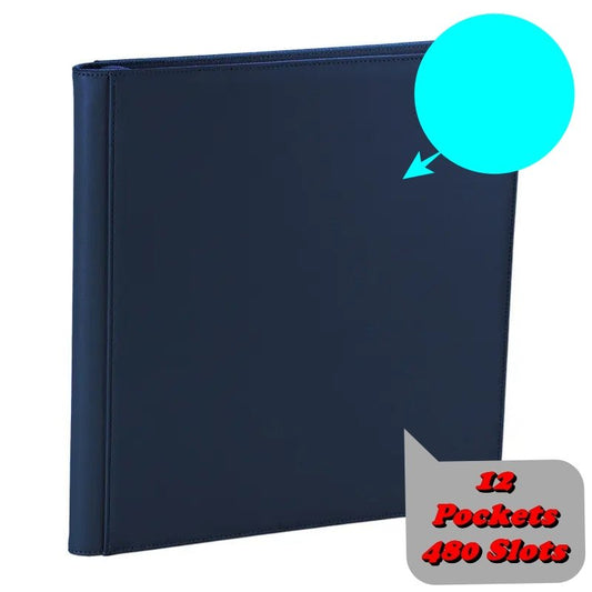 12 Pocket Zip Trading Card Binder - TEAL - Mastercoins