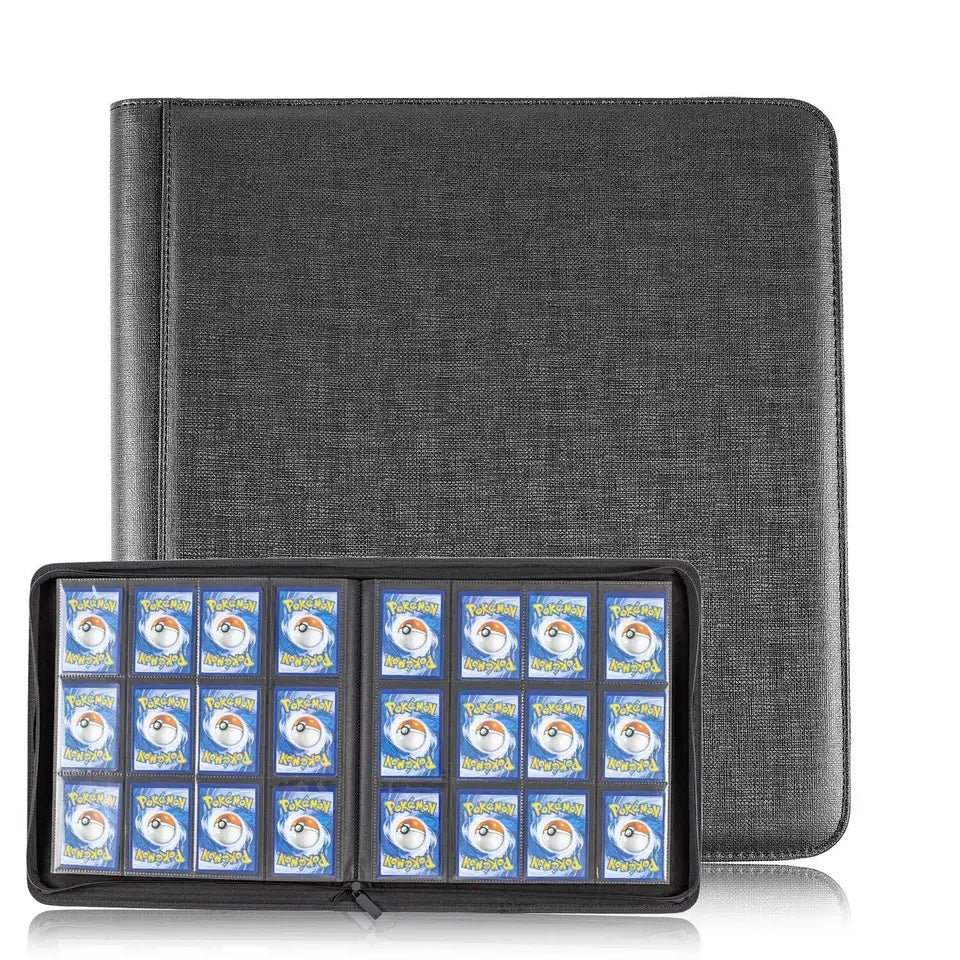 12 Pocket Zip Trading Card Binder - TEAL - Mastercoins
