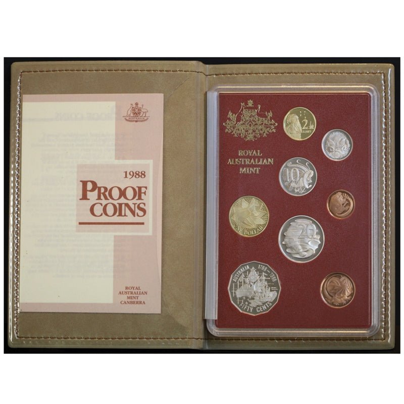 1988 Royal Australian Mint Proof Coin Set - Mastercoins