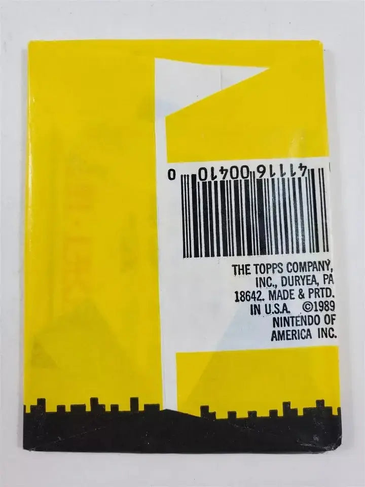 1989 Topps Nintendo Game Pack Sealed Waxpack Scratch Off Cards x1 - Mastercoins