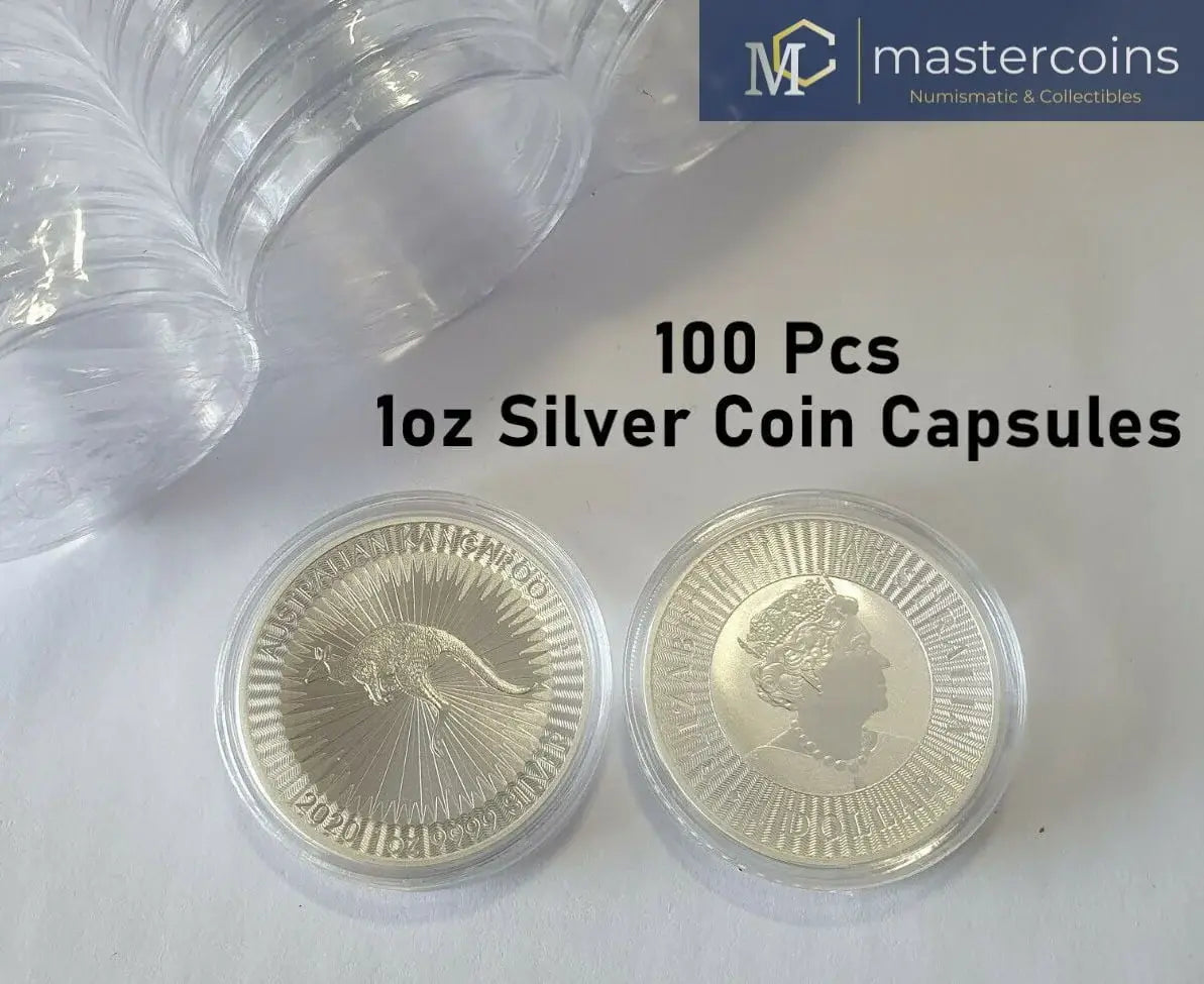 1oz Silver Coin Capsules  - 40.8mm - Mastercoins