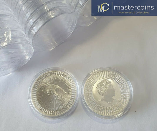 1oz Silver Coin Capsules  - 40.8mm - Mastercoins