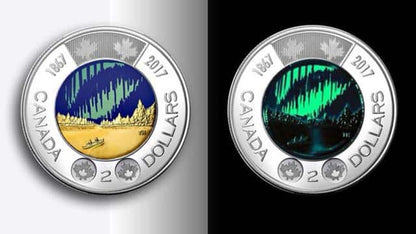 2017 150th Circulation 12 Coin Collection - Includes Glow in Dark Toonie - Mastercoins