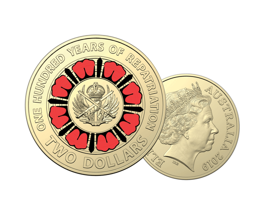 2019 $2 100 Years of Repatriation UNC Uncirculated Coin - Mastercoins