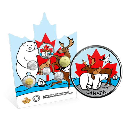 2019 Canadian Circulation Coin Set - Glow In The Dark Everlasting Canadian Icons - Mastercoins