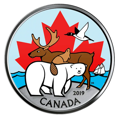 2019 Canadian Circulation Coin Set - Glow In The Dark Everlasting Canadian Icons - Mastercoins