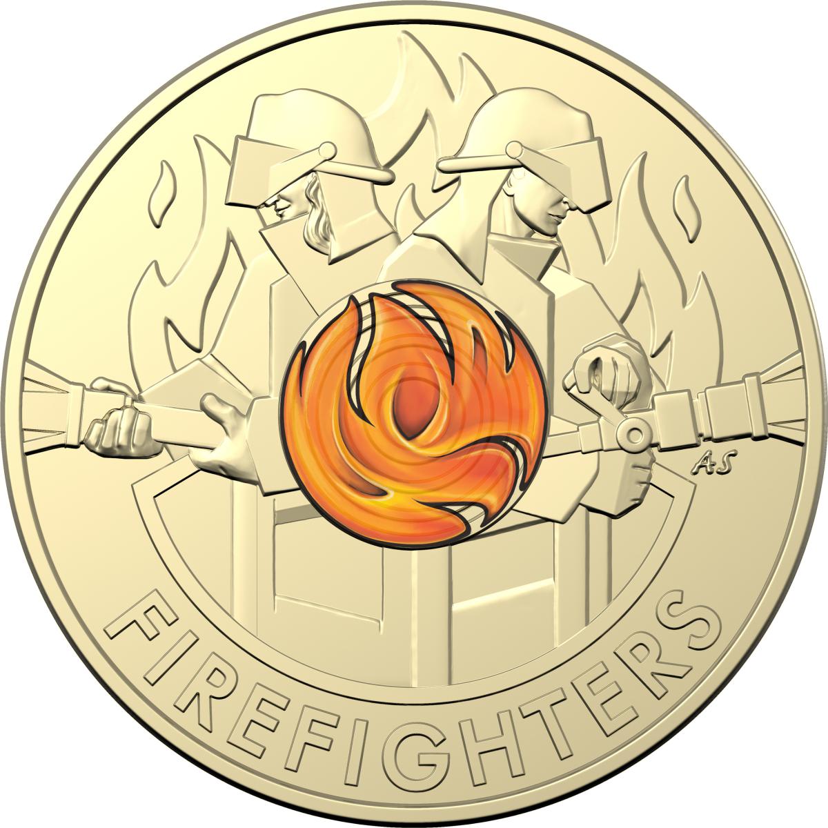 2020 $2 Firefighter UNC Coin - Mastercoins