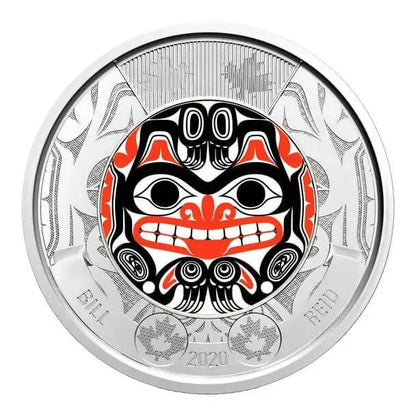 2020 Canadian $2 Bill Reid Toonie Coloured - UNC ex Mint Roll - Mastercoins