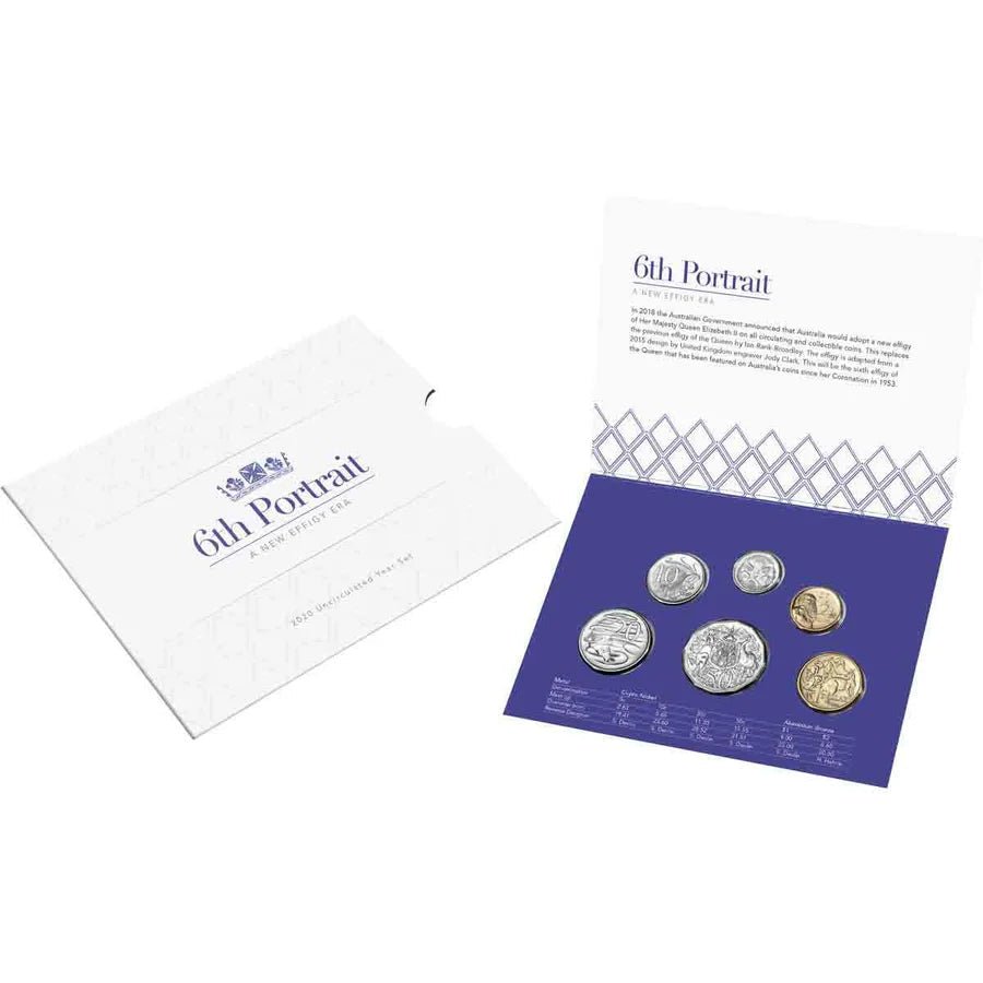 2020 Uncirculated Year Set - 6th Portrait A New Effigy Era - Mastercoins