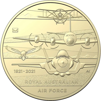 2021 $1 RAAF Centenary PNC - Mastercoins