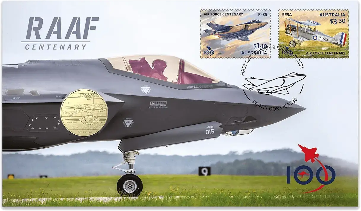 2021 $1 RAAF Centenary PNC - Mastercoins