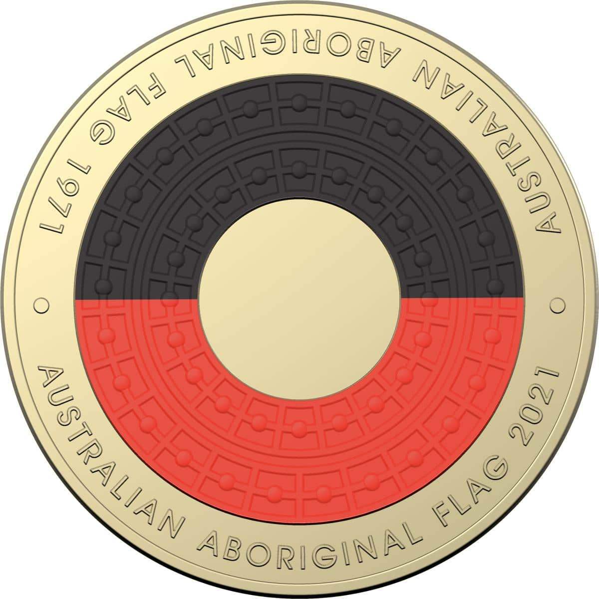 2021 $2 Aboriginal Flag UNC Coin - Mastercoins