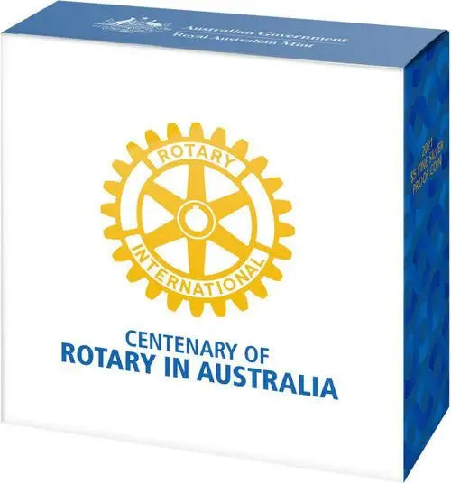 2021 $5 Centenary of Rotary In Australia 1oz Silver Proof Coin - Mastercoins